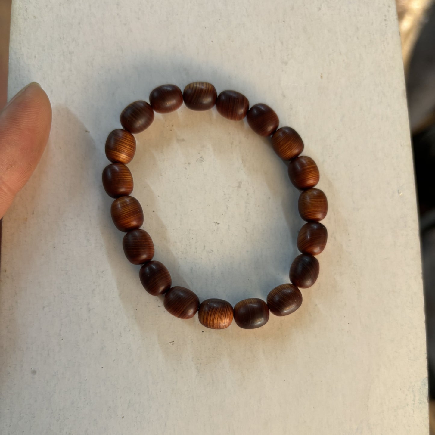 Women's & Men's Arborvitae Lightning Transparent Buddha Beads Live Studio Drainage Temple Bracelet