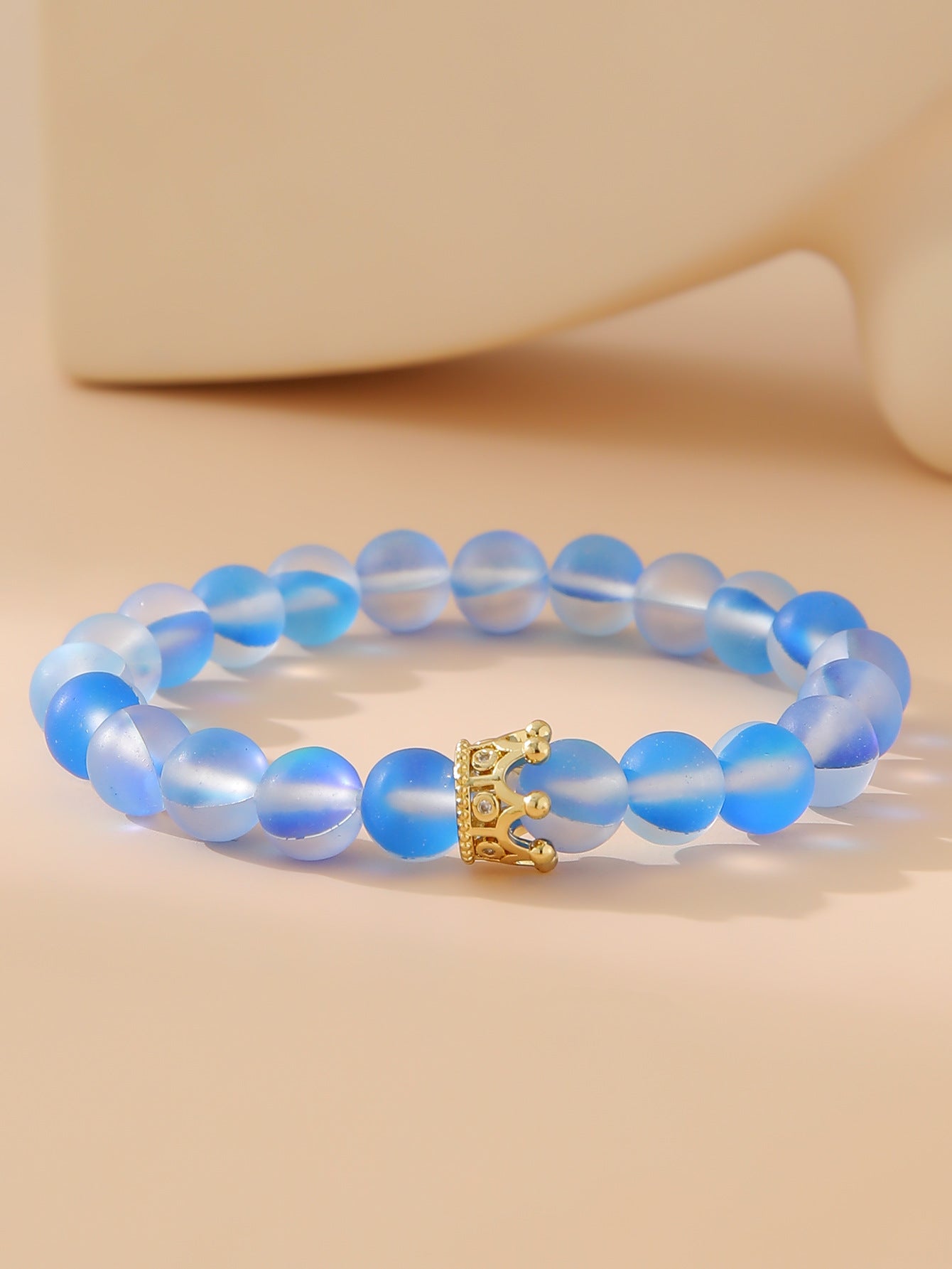 Gradient Crystal Simplicity Crown Beaded Ladies Bracelets