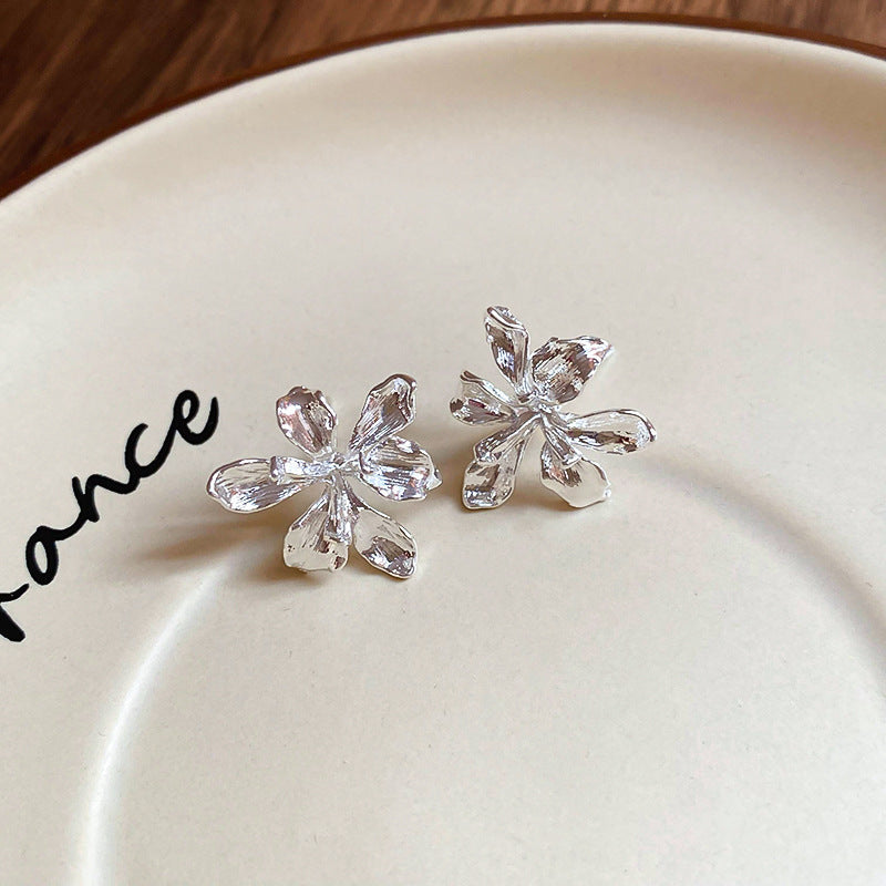 Women's Needle Zircon Bow Water Drop Tassel Simple Fashion Stud Earrings