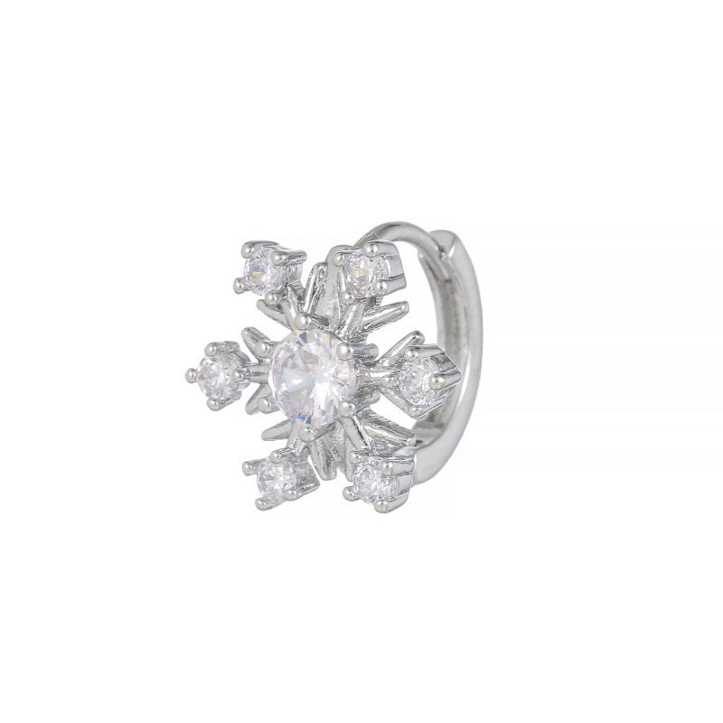 Micro Inlaid Zircon Clip Female Creative Rings