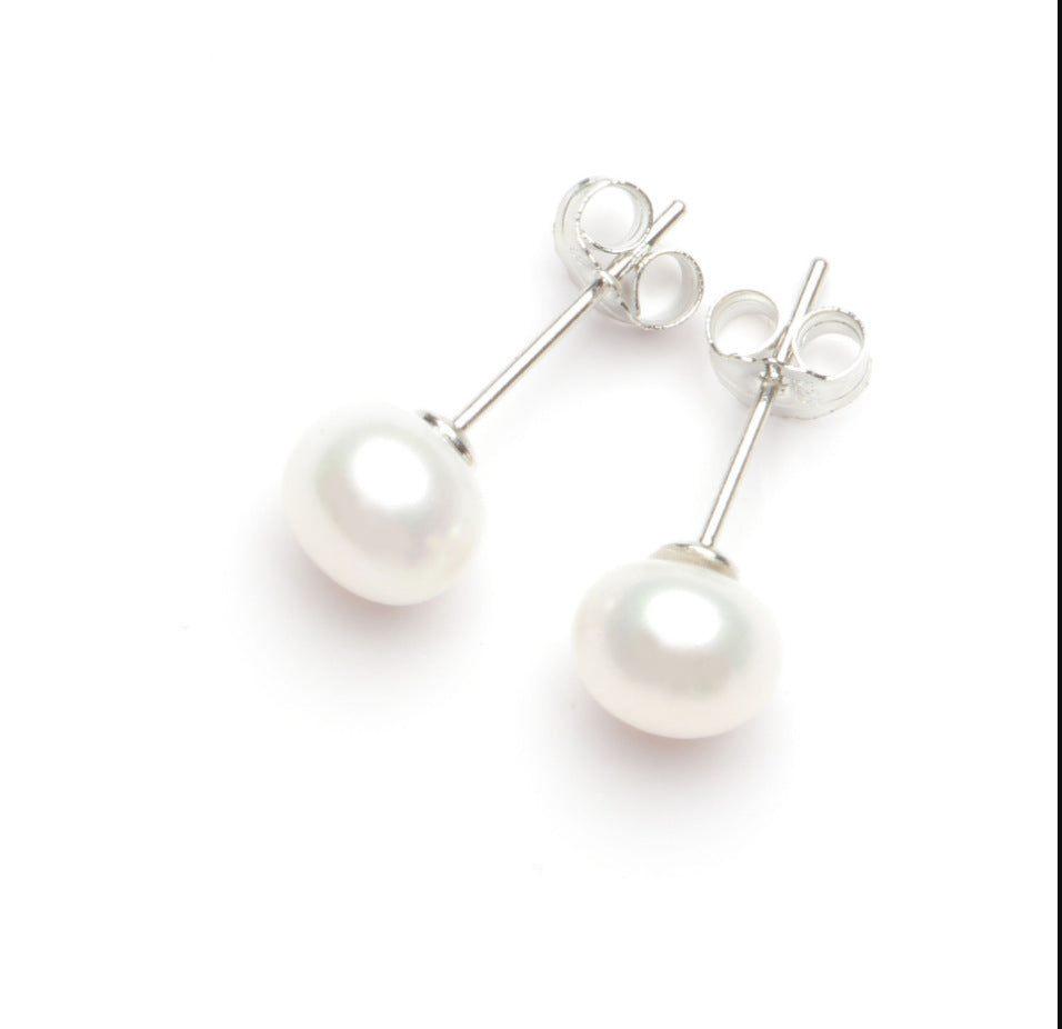 Korean Style High-grade Cold Elegant Natural Freshwater Earrings