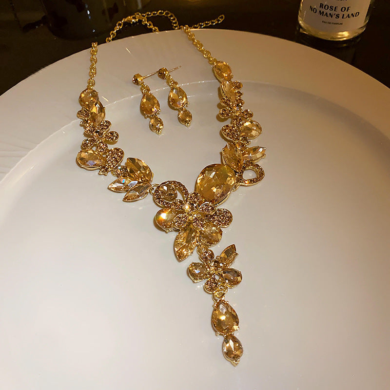 Elegant Drop Round Light Luxury Minority Necklaces