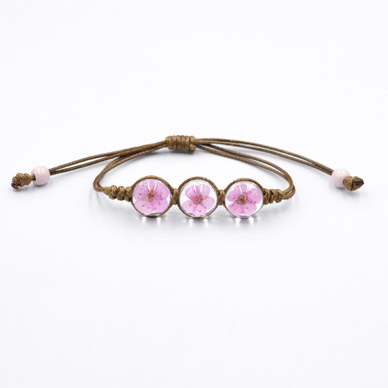 Peach Blossom Narcissus Cherry Simple Jewelry Mori Bracelets