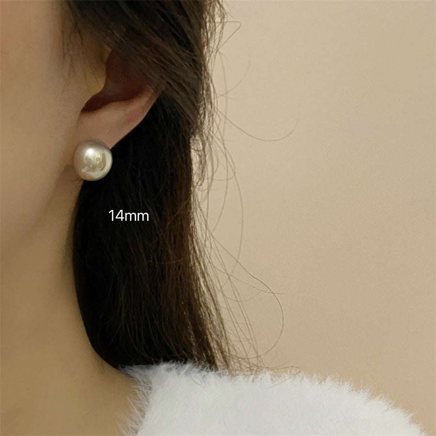 Retro Semicircle Pearl Trendy Entry Lux Elegant Earrings