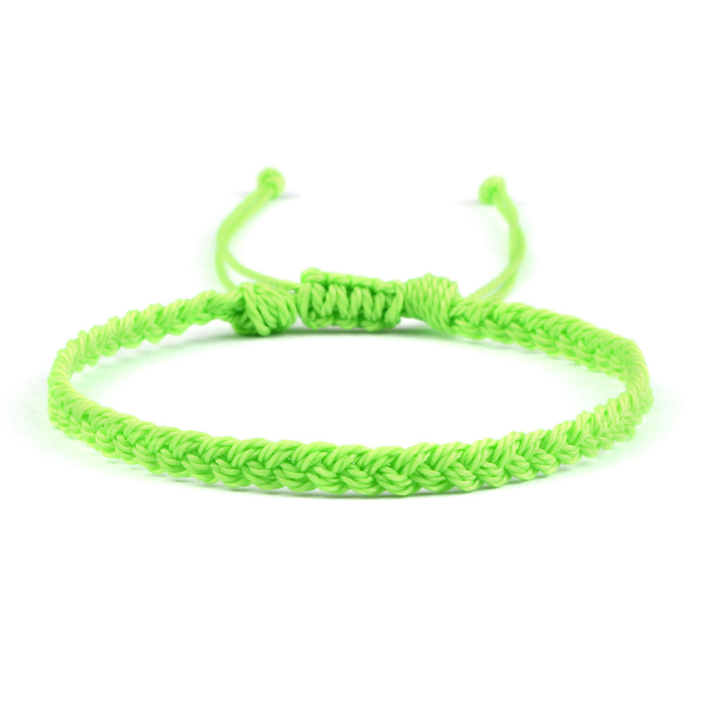 Creative Twist Weave Taiwanese Wax Handmade Hand Unisex Twin Bracelet