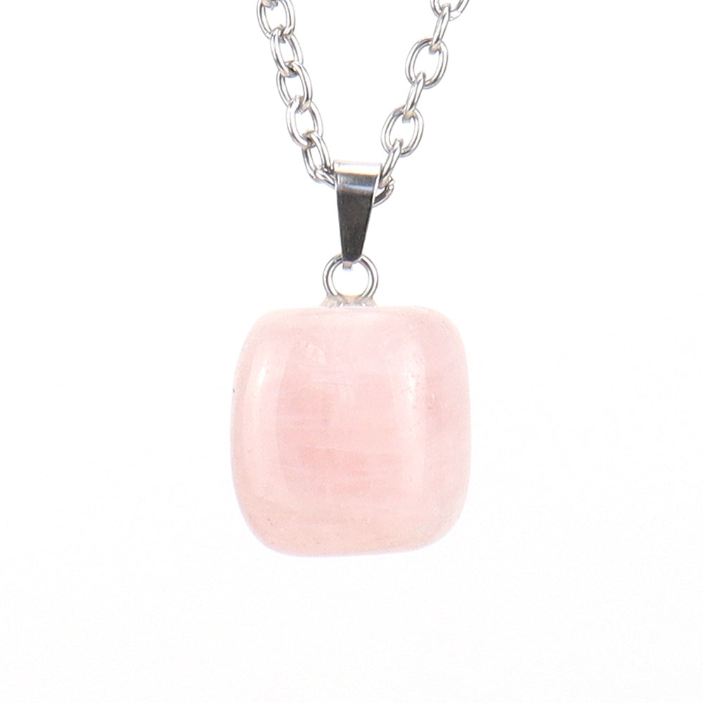 Live Broadcast Natural Crystal Stone Irregular With Necklaces