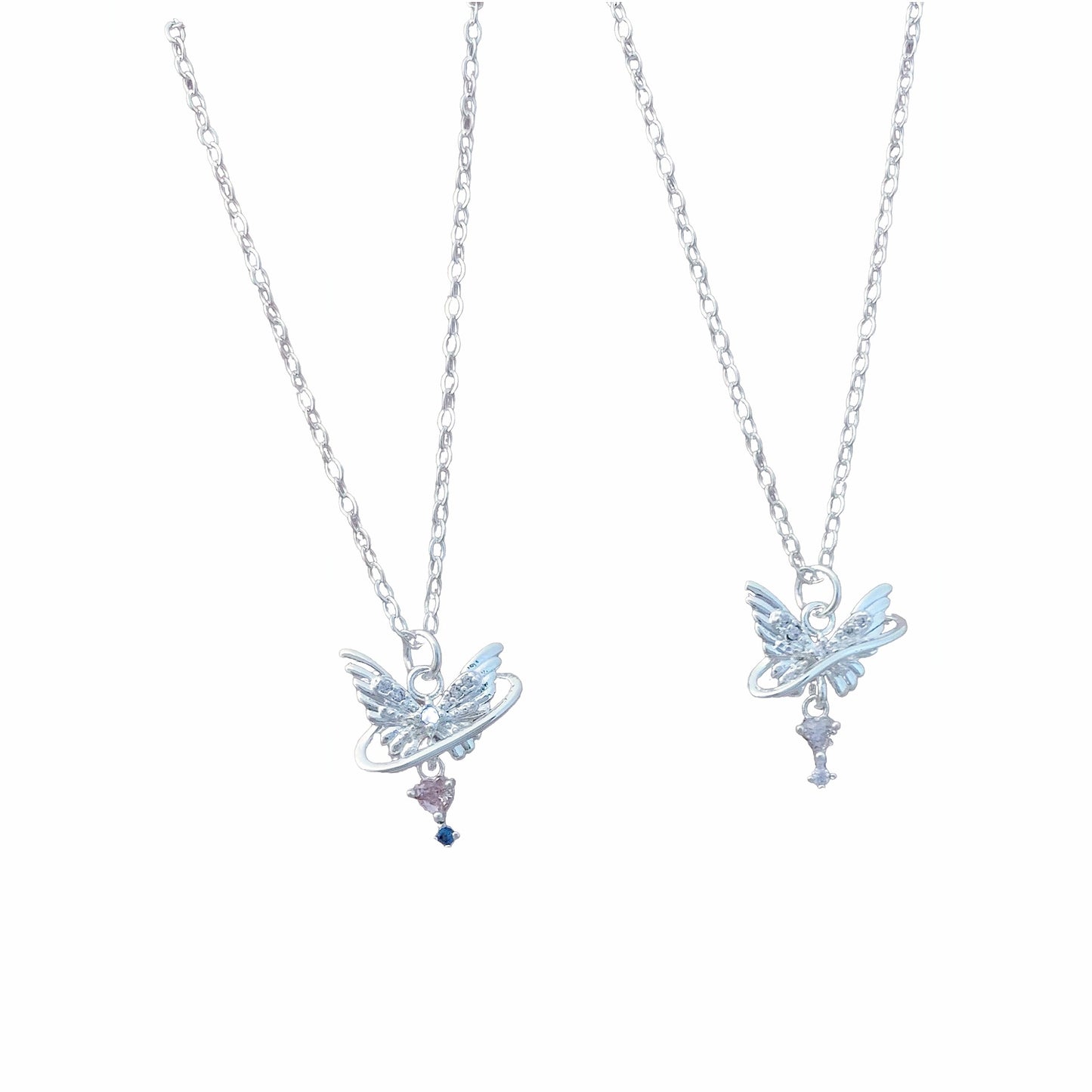 Women's Style High-grade Zircon Butterfly Refined Stylish Necklace