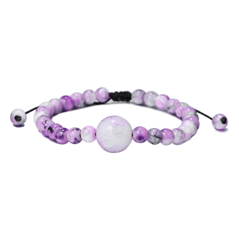 Women's String Beads Adjustable Ethnic Hand-woven Glass Bracelet
