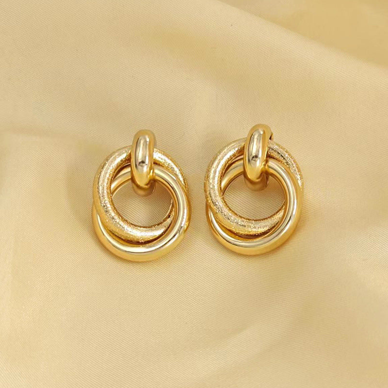 Fashion Simple Metal Three Fashionable Temperament Ear Line