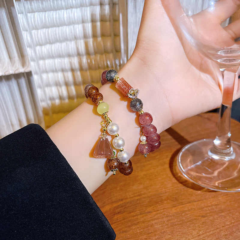 Women's Chinese Beaded High-grade Minority Pearl Retro Bracelet