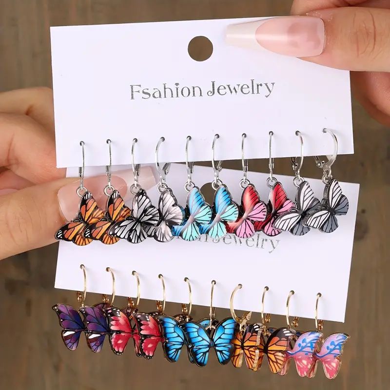 Ear Square Geometric Vintage Pearl Hepburn Style Earrings