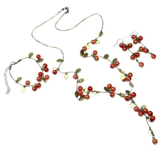 Retro Forest Bohemian Cherry Sweet Fashion Necklaces