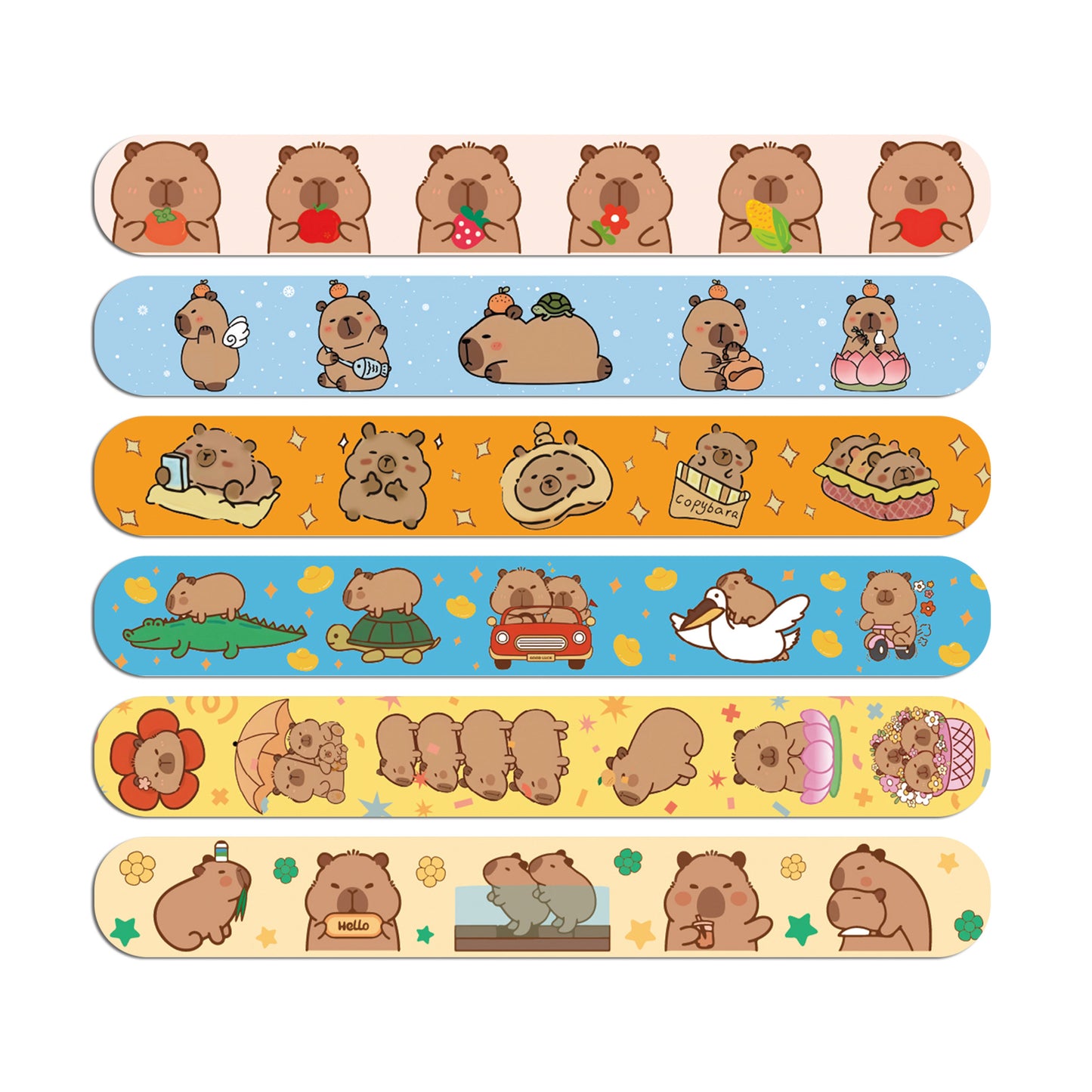 Children's Little Capybara Animal World Birthday Party Gift Bracelet