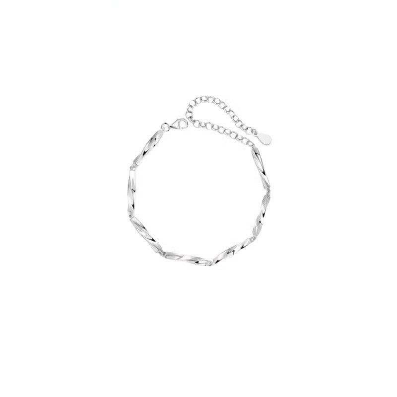 Women's Sier Mobius Fashion Mori Style Wrist Bracelet
