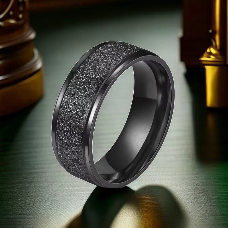 Women's Light Luxury Style Niche Advanced Frosted Ring
