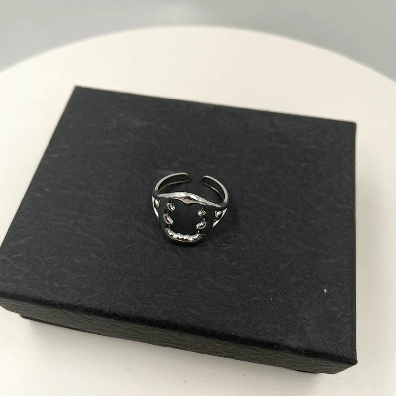 Stainless Steel Personality Advanced Opening Adjustable Rings