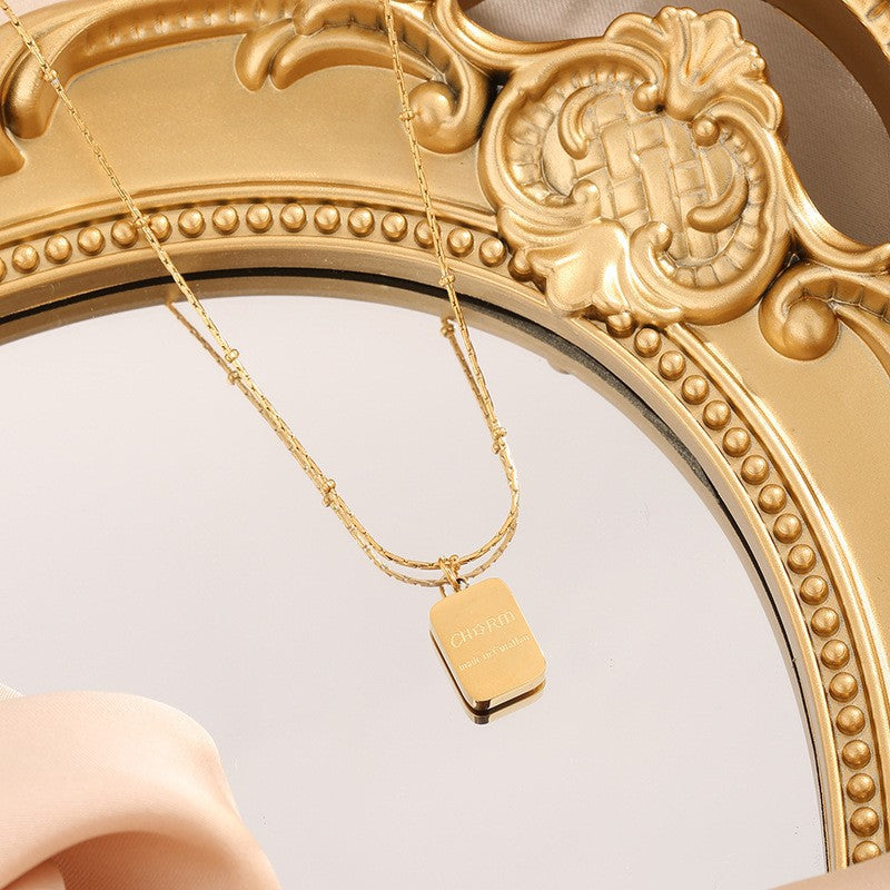 Women's Does Not Fade Temperament Entry Lux Necklaces