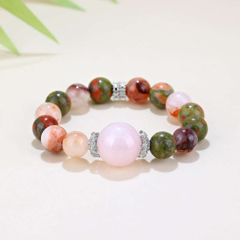 Women's & Men's Beaded For To Relieve Anxiety Natural Crystal Lucky Bracelet
