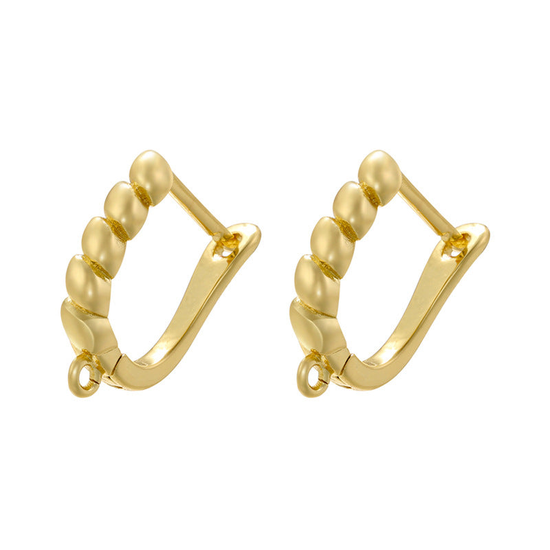 Fashion Casual Glossy Twist U-shaped Clips Rings