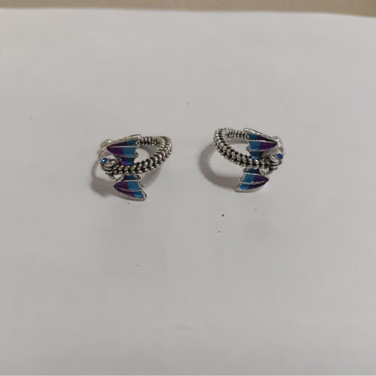 Women's Wing Flying Dragon Ear Clip Niche Design Rings