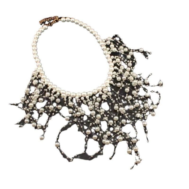 Women's Design Pearl For French Minority High-grade Trendy Necklace