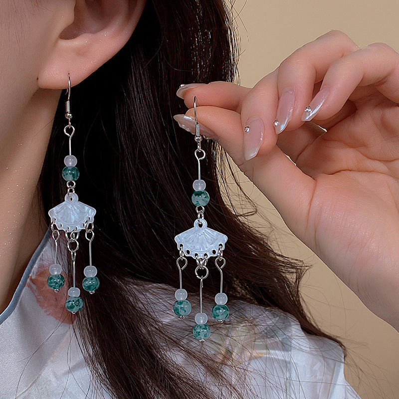 Women's Style Antique Bohemian Long Fringe High Sense Vacation Earrings