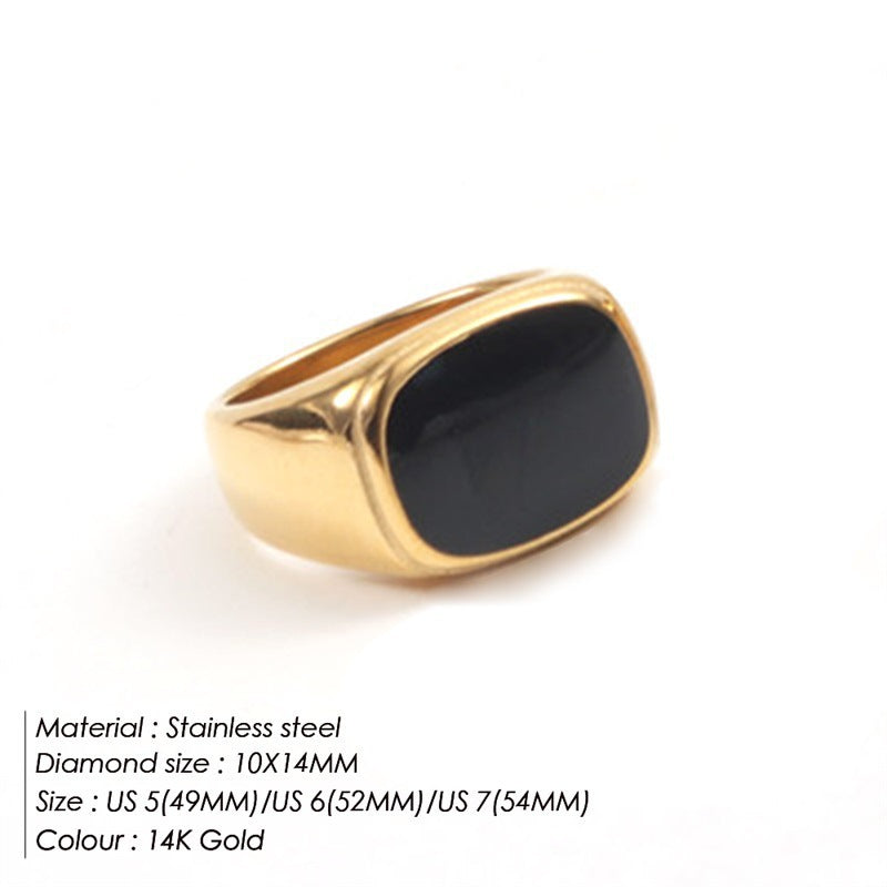 Stainless Steel Female Minority High Sense Rings