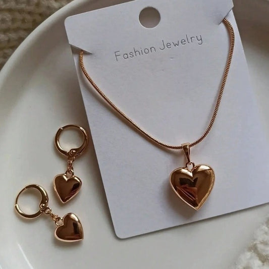 Peach Heart Suit Jewelry High-grade Versatile Necklaces