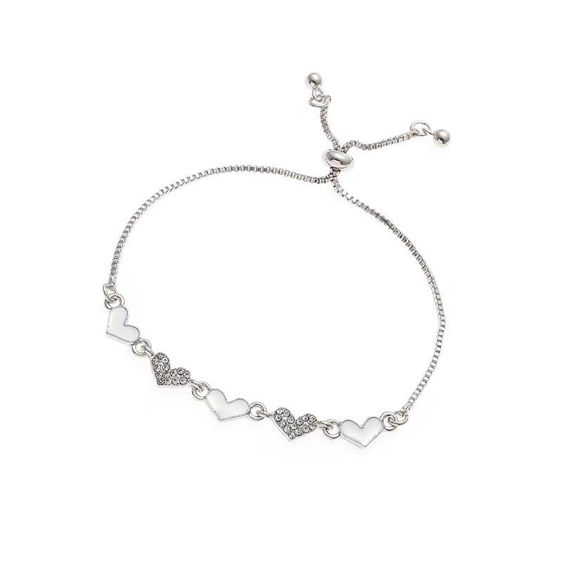 Women's Zircon Flower Korean Simple Design Personalized Bracelets