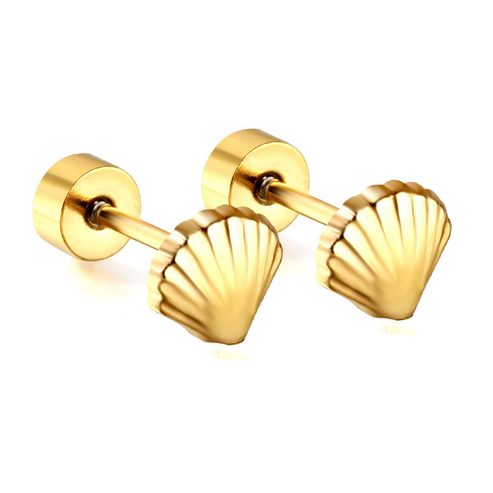 Women's Shell Fashionable Bright Simple Elegant Earrings