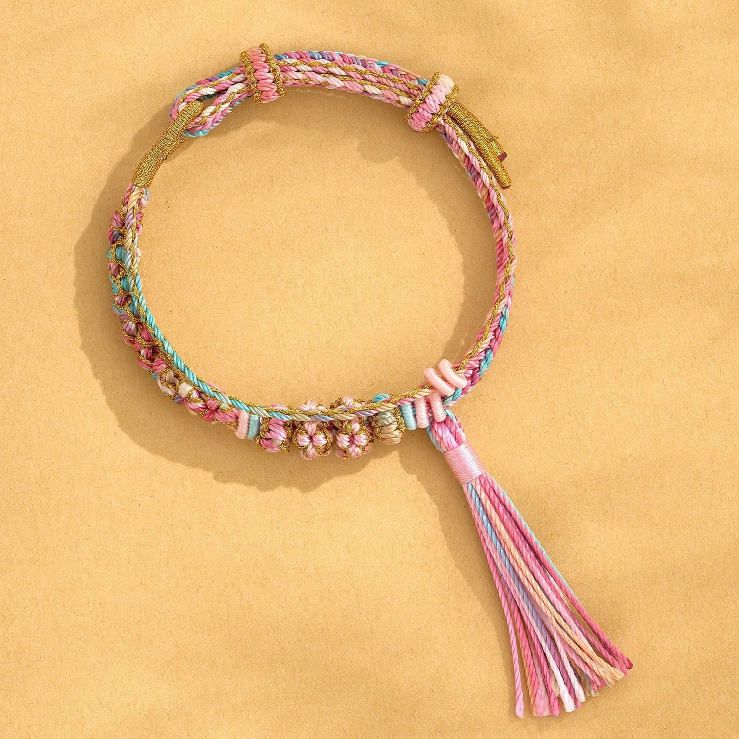 Dragon Boat Festival Colorful Rope Small Red Hand-woven Tiger Head Bracelet