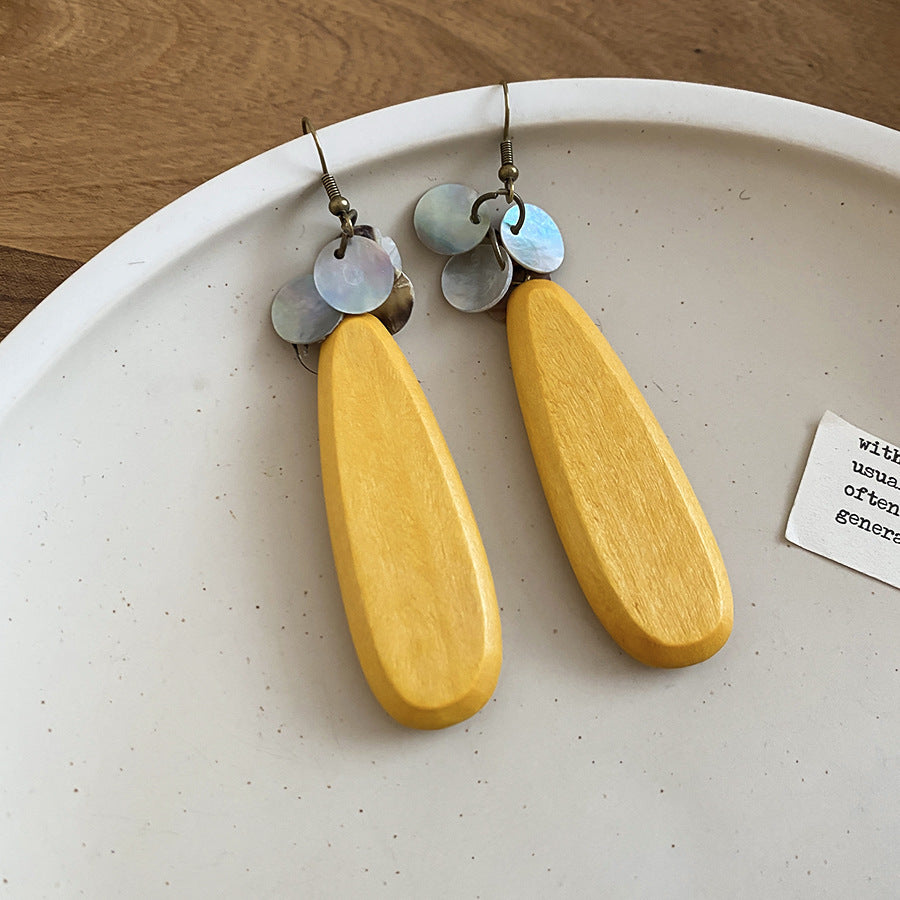 Note Sier Needle Acrylic Stars Summer Earrings