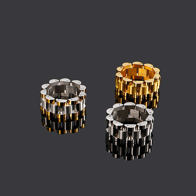 Men's Simplicity Wind Watch Chain Design Hip Rings