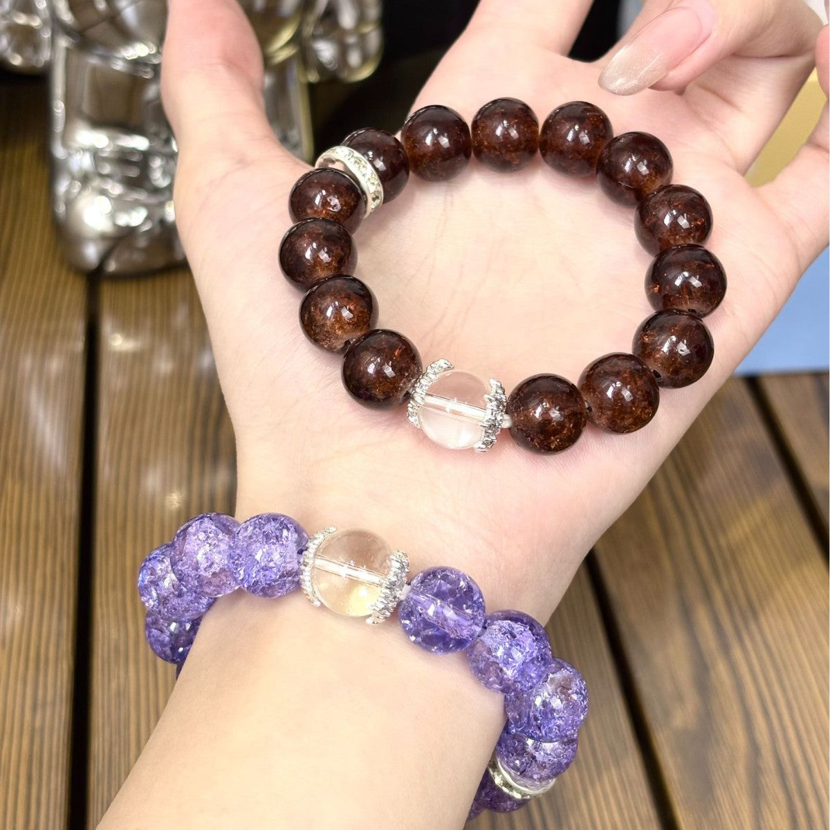 Lotus Lucky Beads Design Sense Ancient Bracelet