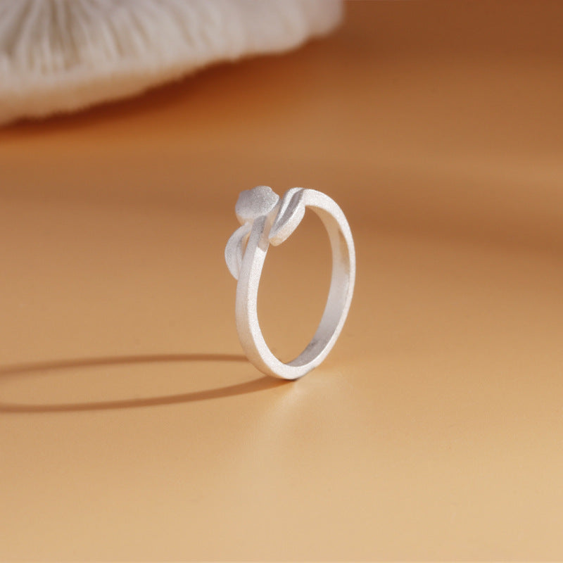 Women's & Men's Couple Simple Stylish Opening Design Long Rings