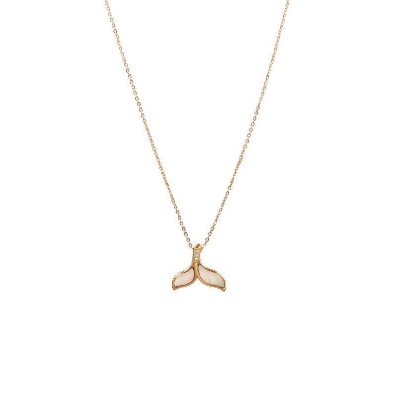 Shell Fishtail Light Luxury Minority Clavicle Chain Necklace