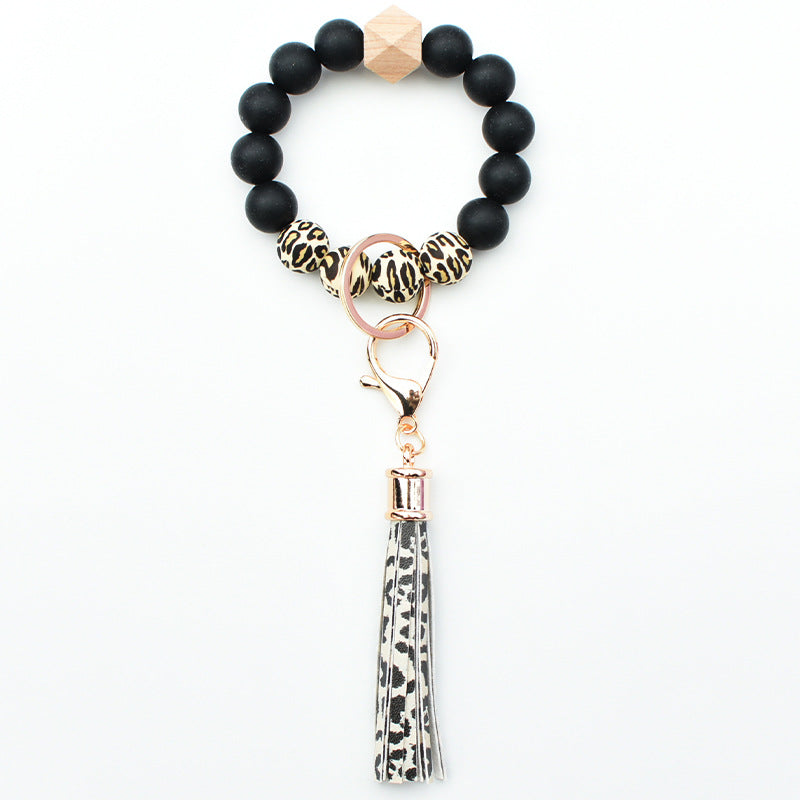 Strict Selection Of Leopard Print Silicone Beads Creative Color Pendants
