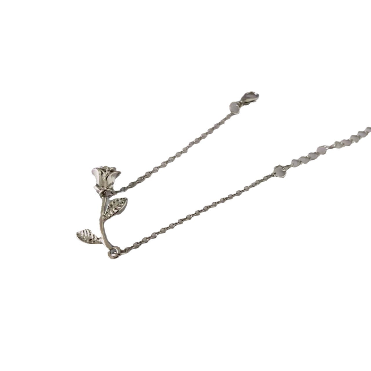 Rose Female Cute Plant Flower Watch Bracelet