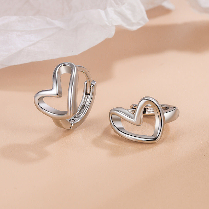 Women's Love Clip Niche Design Light Luxury High-grade Ear Buckle