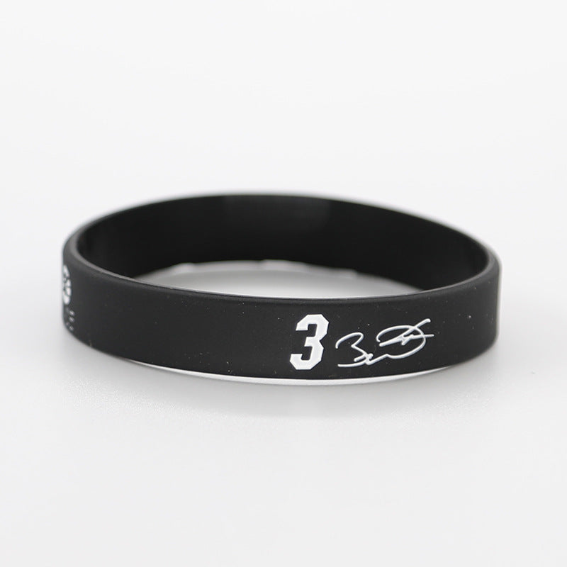 Star Black Mamba James Curry Letter Bracelet