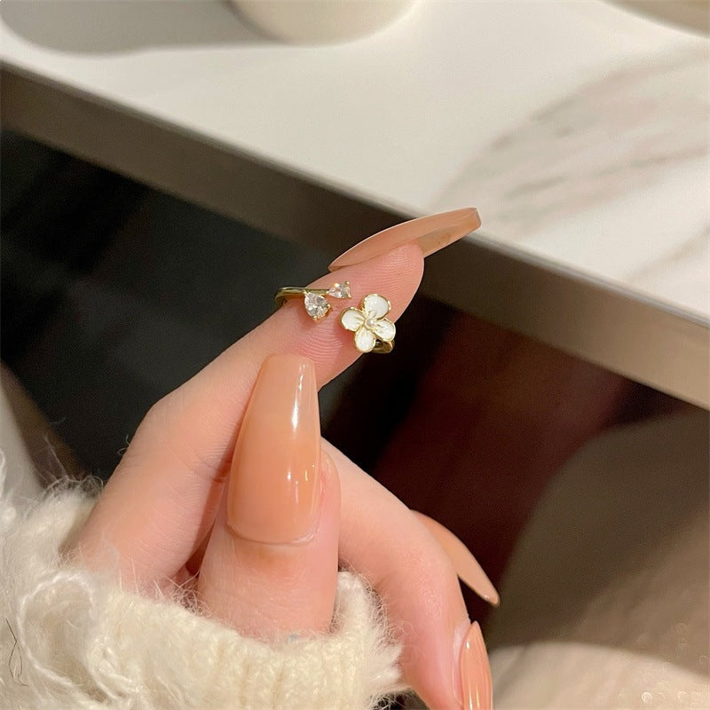 Nail Female Niche High Sense Twin Index Finger Bracelets