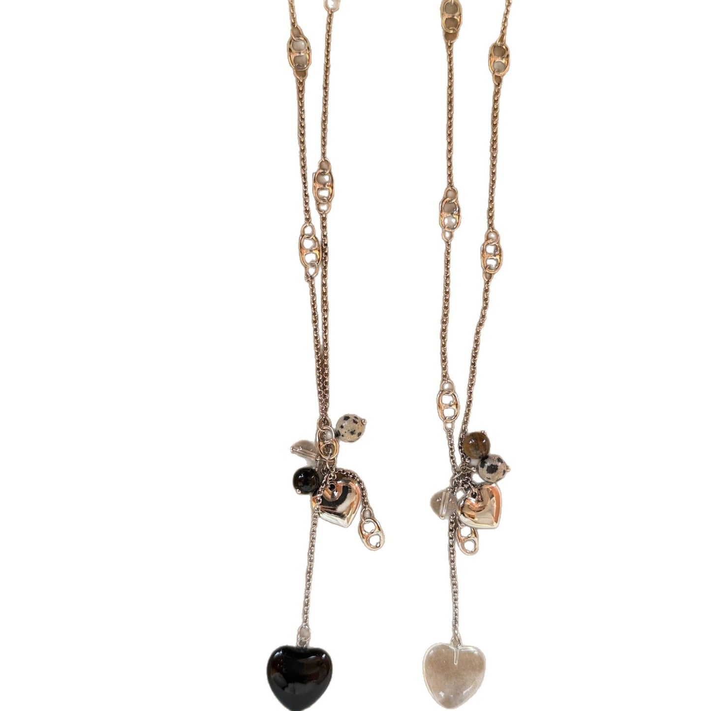 Women's Hole Chain Heart Shaped Love Long Temperamental Necklace
