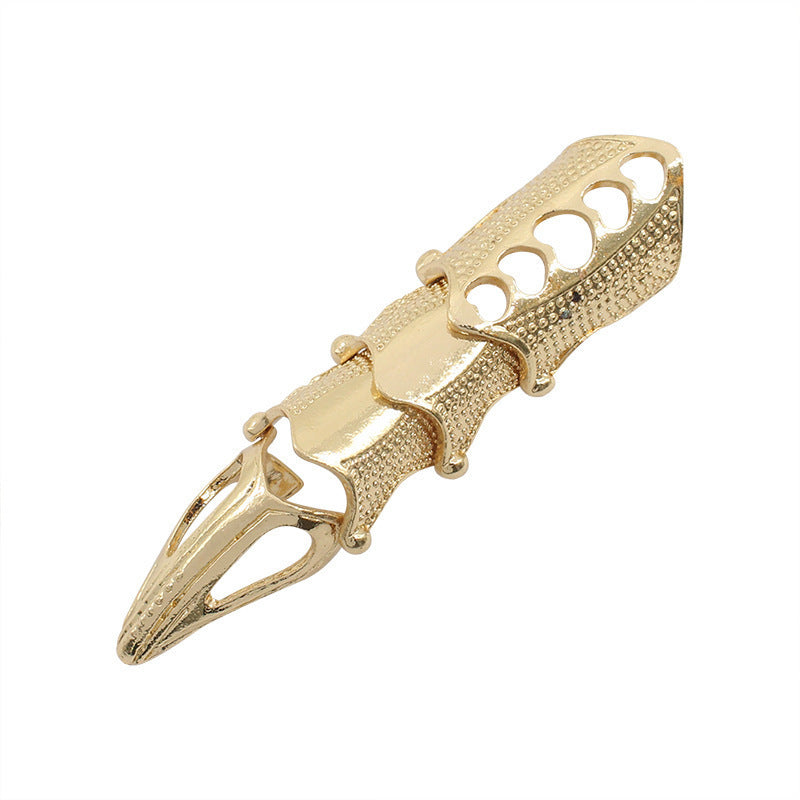 High Profile Retro Punk Gothic Metal Armor Bendable Bracelets