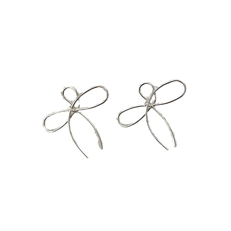 Women's Minimalist Korean Style Simple Graceful Commute Bow Light Luxury Exquisite Rings