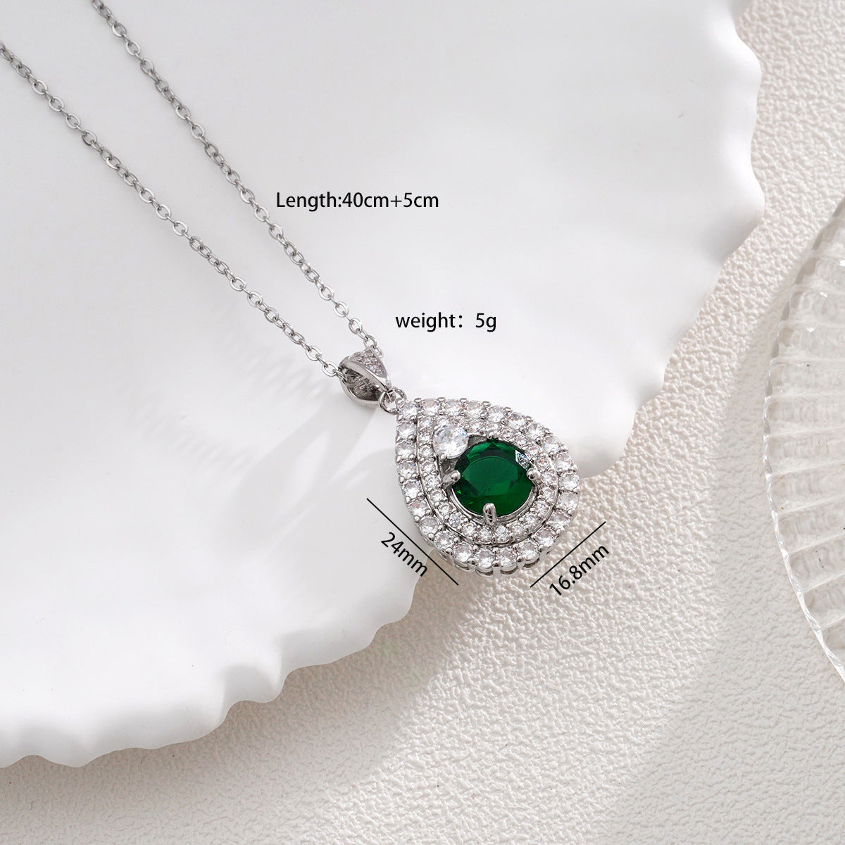 Heart Fresh Simple Titanium Steel Clavicle Necklaces