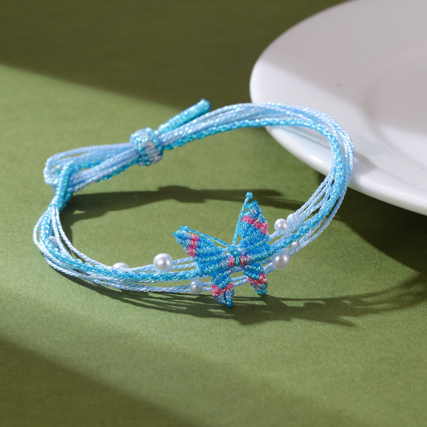 Festival Colorful Rope Ethnic Style Hand-woven Adult Small Sachet Carrying Bracelet