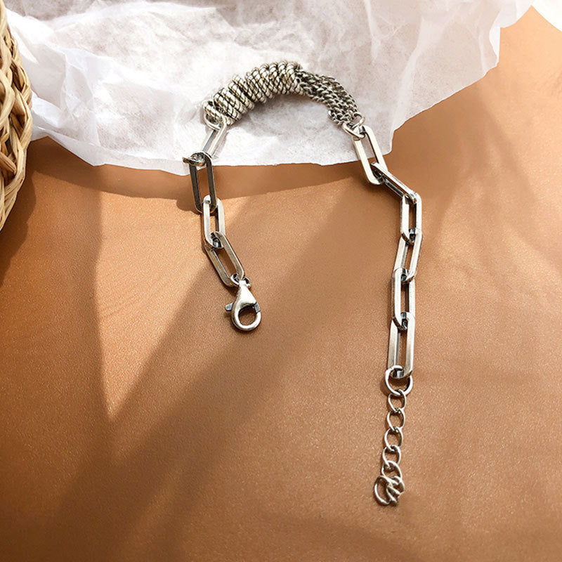 Women's Three-dimensional Heart-shaped Korean Style Couple Cold Tassel Bracelets