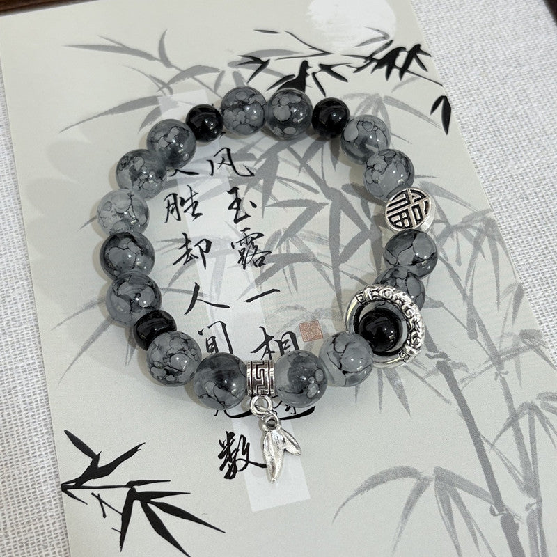Women's & Men's Beaded For Trendy Good-looking Classic Niche High Rings