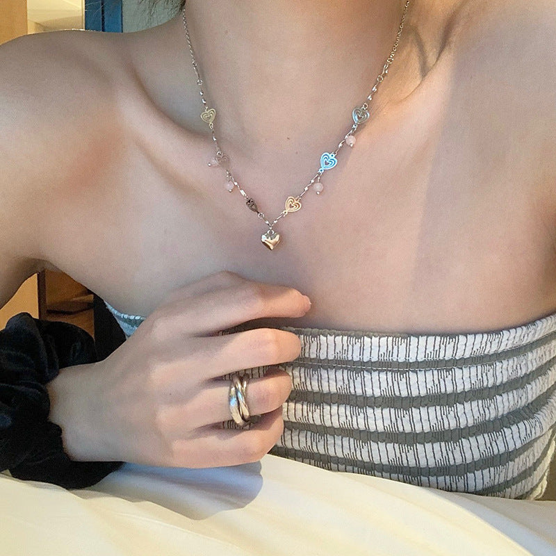 Minority Design Love Female Sweet Cool Hip Hop Hot Advanced Necklace