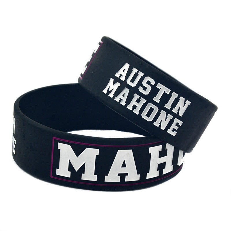 Silicone Fashion Music Hand Strap Trendy Hip Hop Bracelet